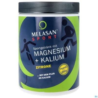 Magnesium +kalium/melasan Sport Sportgetraenk Zitrone 610g, A-Nr.: 4733923 - 01