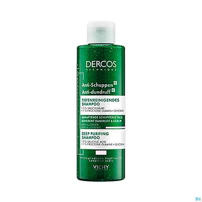 Shampoon Vichy/dercos Anti/schuppen/pflege/k Fettige Haut 250ml, A-Nr.: 5403837 - 02