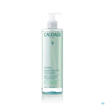 Sie sehen eine Packung Caudalie Vinoclean Reinigungswasser Mizellar 400ml, Produktbild: 02 Caudalie Vinoclean Reinigungswasser Mizellar 400ml, A-Nr.: 5413729 - 02