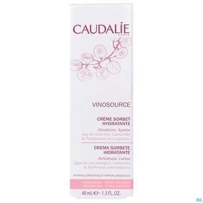 Caudalie Vinosource/hydra Creme Sorbet Hydratisierend 40ml, A-Nr.: 3969581 - 01