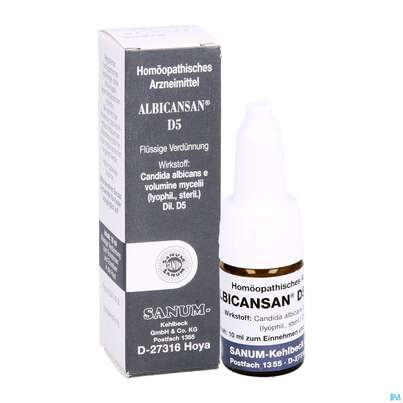 Albicansan D 5 Tropfen 10ml, A-Nr.: 2157438 - 05