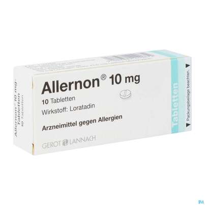 Allernon Tabl 10mg 10st, A-Nr.: 2440677 - 02