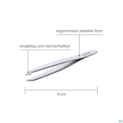 Sie sehen eine Packung Pinzetten Canal Rostfrei Runde Spitze 9cm Satin 2077- 1st, Produktbild: 02 Pinzetten Canal Rostfrei Runde Spitze 9cm Satin 2077- 1st, A-Nr.: 4785995 - 02