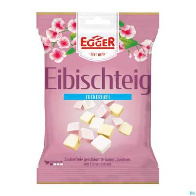 Sie sehen eine Packung Egger Eibischteig Zuckerfrei 60g, Produktbild: 02 Egger Eibischteig Zuckerfrei 60g, A-Nr.: 3004286 - 02