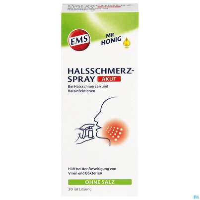 Emser Halsschmerz Spray Akut +honig Ab 6 Jahre Halsschmerz +infektion 30ml, A-Nr.: 4737921 - 01