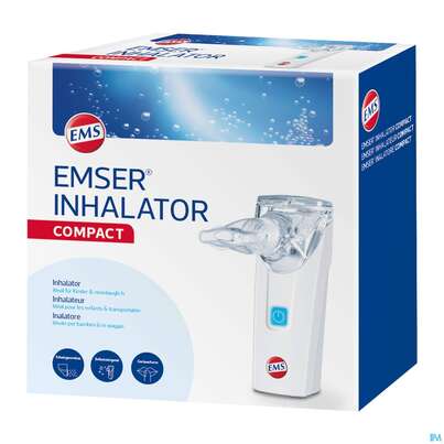 Sie sehen eine Packung Inhalatoren U.zubehoer Geraet Emser/inhalator/compact Tragbar 1st, Produktbild: 05 Inhalatoren U.zubehoer Geraet Emser/inhalator/compact Tragbar 1st, A-Nr.: 5157060 - 05