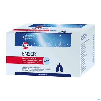 Emser Inhalationsloesung Isoton Ampullen/sachet 60st, A-Nr.: 3072508 - 02