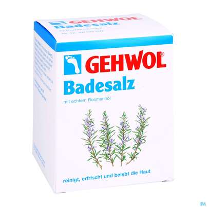 Sie sehen eine Packung Gehwol Rosmarin-badesalz Nr 64098 250g, Produktbild: 03 Gehwol Rosmarin-badesalz Nr 64098 250g, A-Nr.: 1880411 - 03
