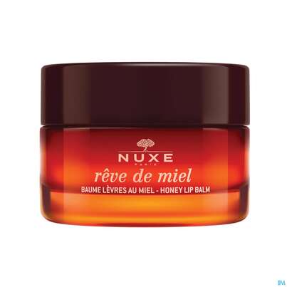 Sie sehen eine Packung Nuxe Reve De Miel Baume Levres 15g, Produktbild: 08 Nuxe Reve De Miel Baume Levres 15g, A-Nr.: 4080378 - 08