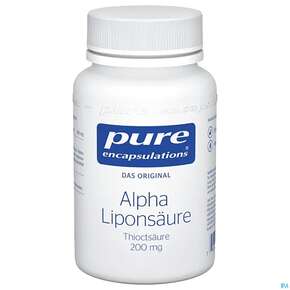 Pure Encapsulations Alpha Liponsäure Thioctsäure 200mg 60 Kapseln, A-Nr.: 2603978 - 01