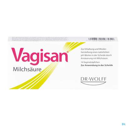 Vagisan Milchsaeure Vaginalzaepfchen 14st, A-Nr.: 5814836 - 04