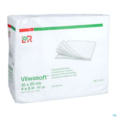 Vlieskompressen Vliwasoft 6fach/unsteril Lose 10x 20cm 100st, A-Nr.: 1372821 - 03