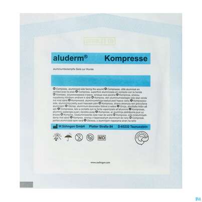 Kompressen Aluderm Einzeln Steril 10x 15cm 1st, A-Nr.: 0910305 - 02