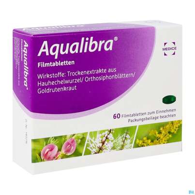 Sie sehen eine Packung Aqualibra Filmtabl 60st, Produktbild: 04 Aqualibra Filmtabl 60st, A-Nr.: 5505897 - 04