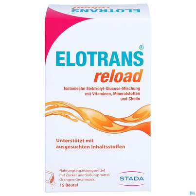 Elotrans Reload Pulver Orange Beute 15st, A-Nr.: 5724406 - 01