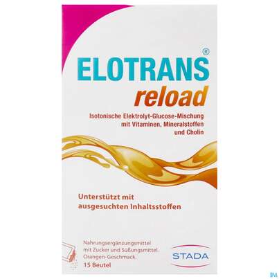 Elotrans Reload Pulver Orange Beute 15st, A-Nr.: 5724406 - 02