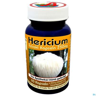 Hericium Kapseln 250mg 60st, A-Nr.: 4075437 - 02
