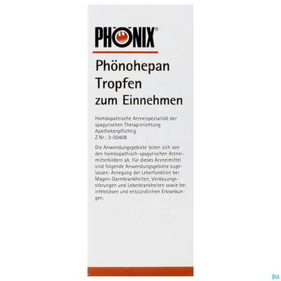 Phoenix Tropfen Phoenohepan 50ml, A-Nr.: 2374130 - 01