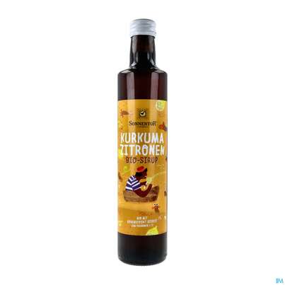 Sie sehen eine Packung Sonnentor Sirup/bio Kurkuma +zitronen 00593 500ml, Produktbild: 02 Sonnentor Sirup/bio Kurkuma +zitronen 00593 500ml, A-Nr.: 5048247 - 02