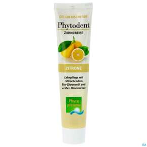 Zahnpaste Phytodent Phytopharma Creme Gruene Mineralerde Zitroneoel 75ml, A-Nr.: 4606389 - 01