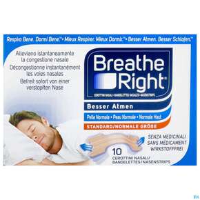 Nasen Strips Besser Atmen Breathe Right Nasen Pfl Beige Normal 10st, A-Nr.: 5811513 - 01