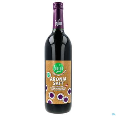 Aronia Bio Direktsaft/oesterr. Solofino Glasf 750ml, A-Nr.: 4269495 - 01