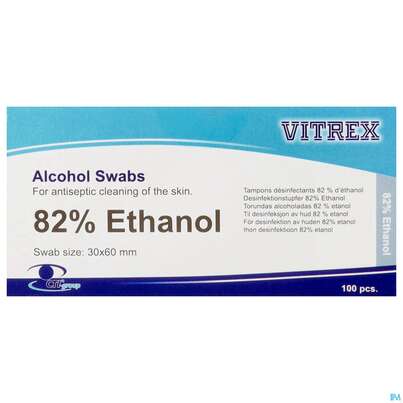 Alkoholtupfer 3x 3cm Ethanol 100st, A-Nr.: 5844694 - 01