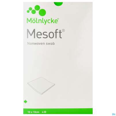 Vlieskompressen Mesoft/set Steril 10x 10cm 5st, A-Nr.: 1652331 - 01