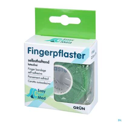 Easyplast Med Fingerpflaster 2,5cmx 5m Gruen 1st, A-Nr.: 5723677 - 02