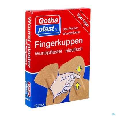 Fingerverbaende -gothaplast Kuppenpflaster Elastisch 10st, A-Nr.: 2418198 - 02