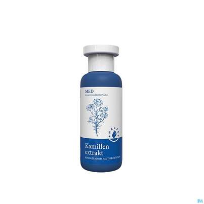 Sie sehen eine Packung Helfe Kamillenextrakt Med 200ml, Produktbild: 01 Helfe Kamillenextrakt Med 200ml, A-Nr.: 0249082 - 01