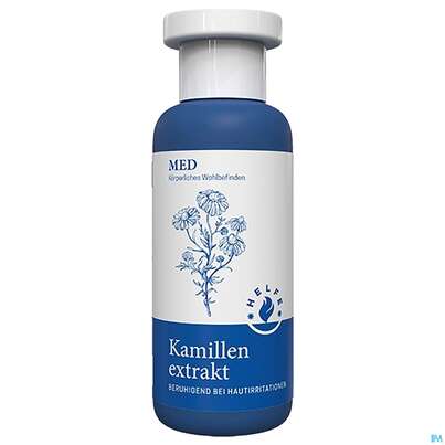 Sie sehen eine Packung Helfe Kamillenextrakt Med 200ml, Produktbild: 02 Helfe Kamillenextrakt Med 200ml, A-Nr.: 0249082 - 02