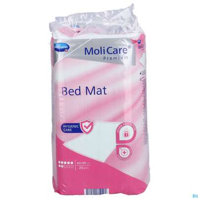 Sie sehen eine Packung Inkontinenz Molicare Premium/bed Mat 7 Tropfen 60x90cm 25st, Produktbild: 01 Inkontinenz Molicare Premium/bed Mat 7 Tropfen 60x90cm 25st, A-Nr.: 4522215 - 01