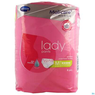 Inkontinenz Molicare Premium/lady/pants Tropfen 5 Medium 8st, A-Nr.: 4918806 - 01