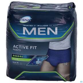 Inkontinenz Tena Men/active Fit Pants S/m Blau 12st, A-Nr.: 4745814 - 01