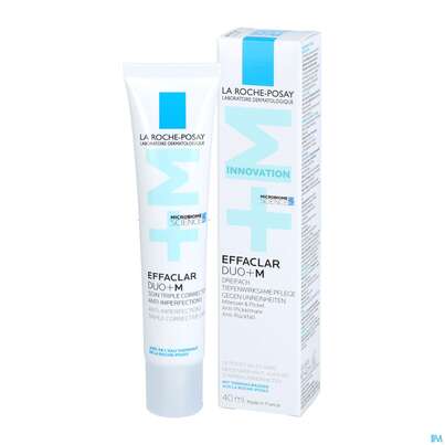 Sie sehen eine Packung La Roche Posay Akne/mischhaut Effaclar Duo +m Creme 40ml, Produktbild: 04 La Roche Posay Akne/mischhaut Effaclar Duo +m Creme 40ml, A-Nr.: 5758598 - 04