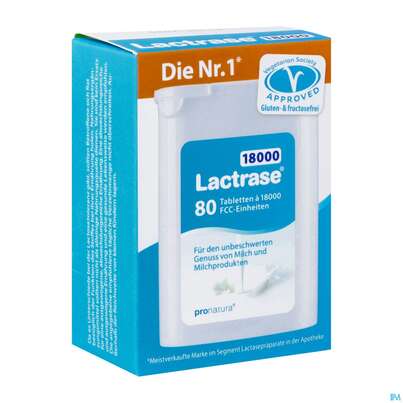 Lactrase Tabl/im Spender 18.000 Fcc -pro Natura 80st, A-Nr.: 4545481 - 02