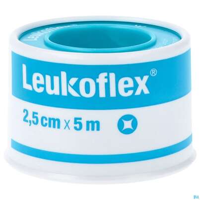 Wundpflaster Leukoflex Rollenpflaster 5mx 2,5cm 0112200 1st, A-Nr.: 5020384 - 01