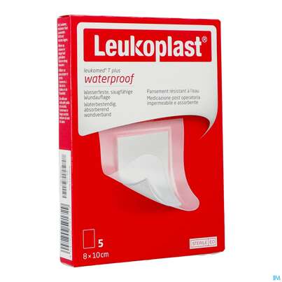 Wundverband Leukomed/t Plus/leukopor Folienverband/+auflage Steril 8x10cm 5st, A-Nr.: 4746713 - 04