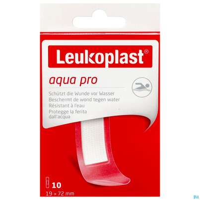 Wundpflaster Leukoplast/aqua Pro Wasserdicht 19x72mm 10st, A-Nr.: 4369073 - 02