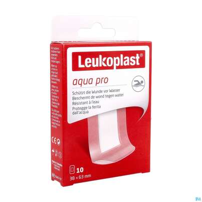 Wundpflaster Leukoplast/aqua Pro Wasserdicht 38x63mm 10st, A-Nr.: 4369096 - 02