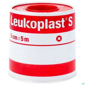 Wundpflaster Leukoplast/s Rollenpflaster 5mx 5cm 4761600 1st, A-Nr.: 1218362 - 01