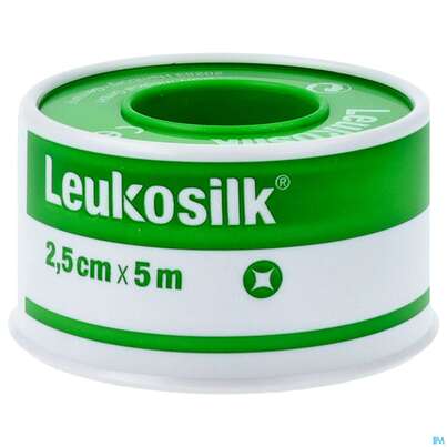 Wundpflaster Leukosilk Rollenpflaster 5mx 2,5cm 01022 1st, A-Nr.: 5020579 - 01