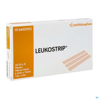 Wundnahtstreifen Leukostrip/s 6,4x 76mm 1 Briefchen Zu 3 Streifen2883 1pk, A-Nr.: 2830355 - 02