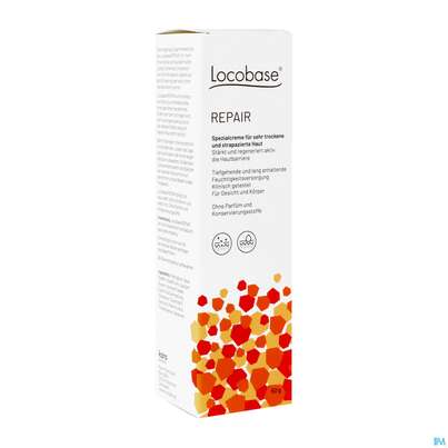 Sie sehen eine Packung Locobase Repair Creme 50g, Produktbild: 02 Locobase Repair Creme 50g, A-Nr.: 3156257 - 02