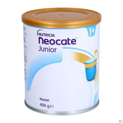 Sie sehen eine Packung Neocate Pulver/junior 400g, Produktbild: 03 Neocate Pulver/junior 400g, A-Nr.: 3569901 - 03