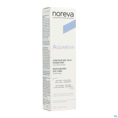 Sie sehen eine Packung Noreva Aquareva Augenkontur 15ml, Produktbild: 03 Noreva Aquareva Augenkontur 15ml, A-Nr.: 4996373 - 03