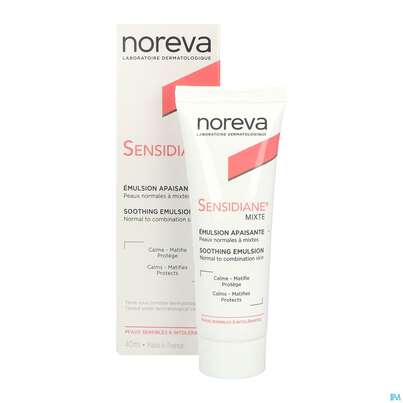 Sie sehen eine Packung Noreva Sensidiane Empf. Mischhaut 40ml, Produktbild: 04 Noreva Sensidiane Empf. Mischhaut 40ml, A-Nr.: 4125075 - 04