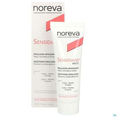 Sie sehen eine Packung Noreva Sensidiane Empf. Mischhaut 40ml, Produktbild: 05 Noreva Sensidiane Empf. Mischhaut 40ml, A-Nr.: 4125075 - 05