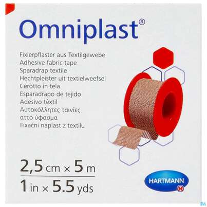 Fixierpflaster Omniplast 5mx 2,5cm 1st, A-Nr.: 1565997 - 01